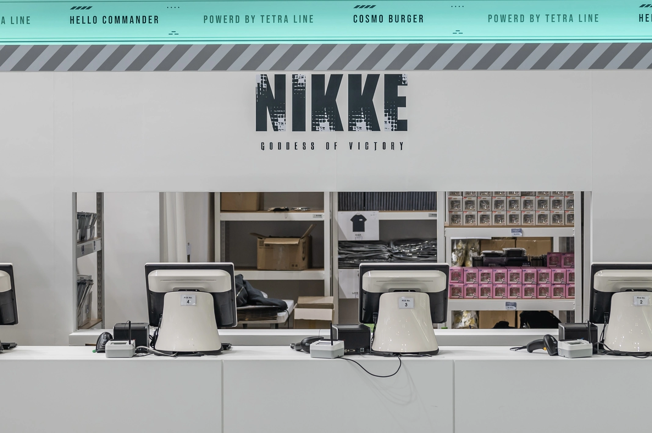 nikke booth merchandise selling POS